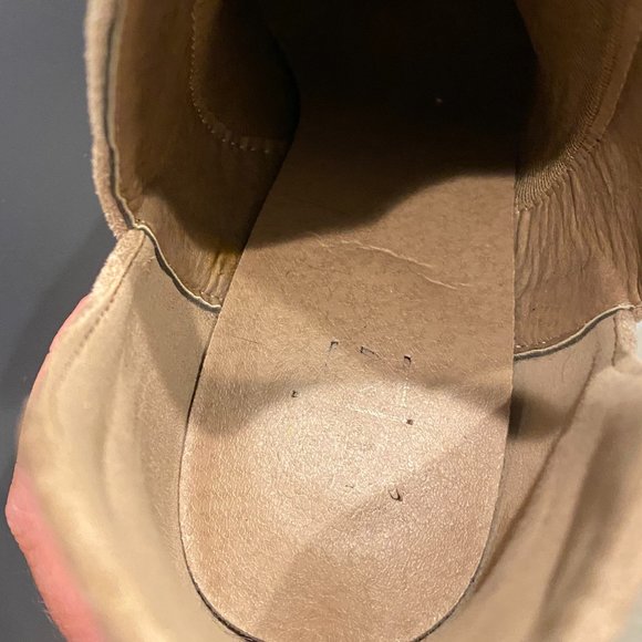 Yoki - Taupe Suede Booties - Picture 2 of 12